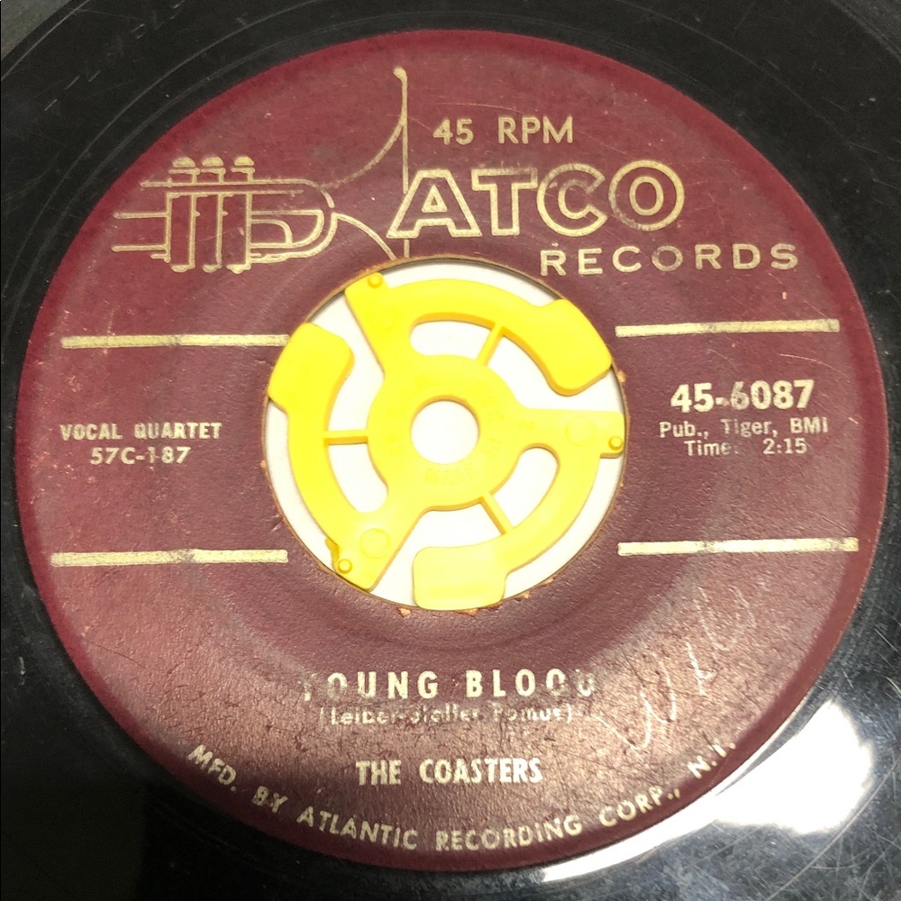The Coasters Vinyl 45 Record Young Blood/Searchin’ ‘57